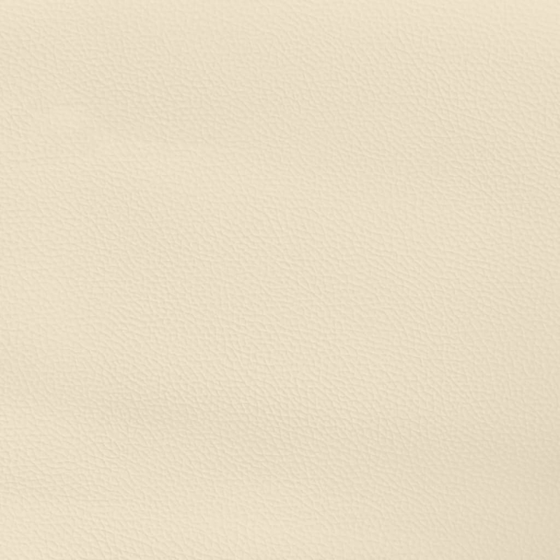 Bettgestell Creme 140x190 cm Kunstleder