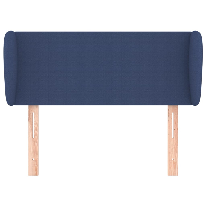 Kopfteil mit Ohren Blau 83x23x78/88 cm Stoff