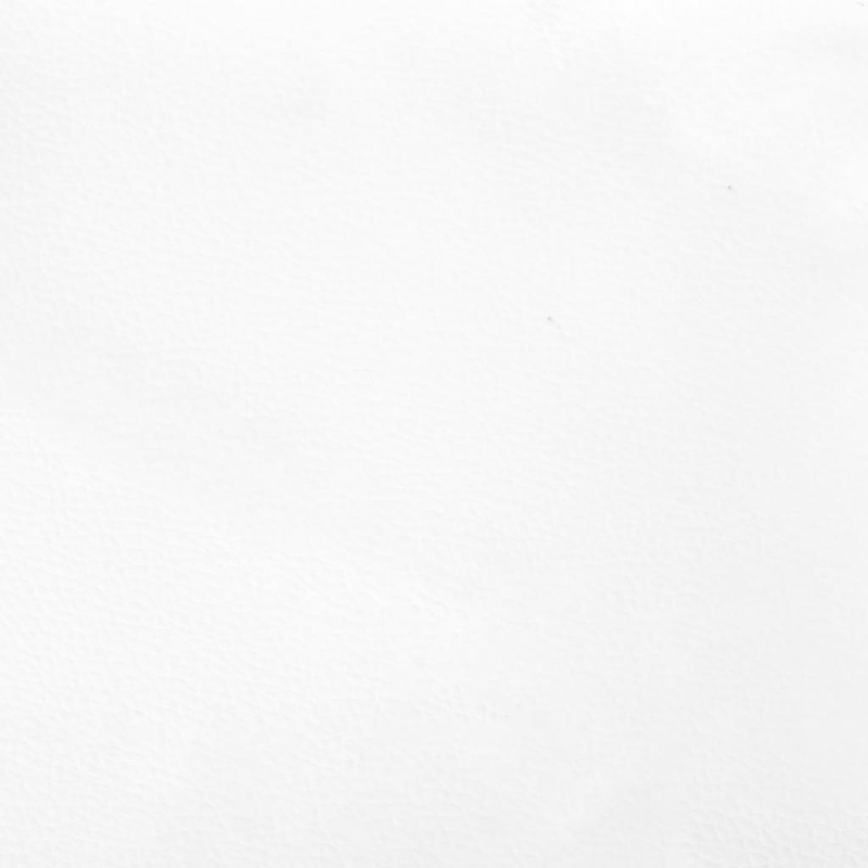 Kopfteil mit Ohren Weiß 103x23x78/88 cm Kunstleder