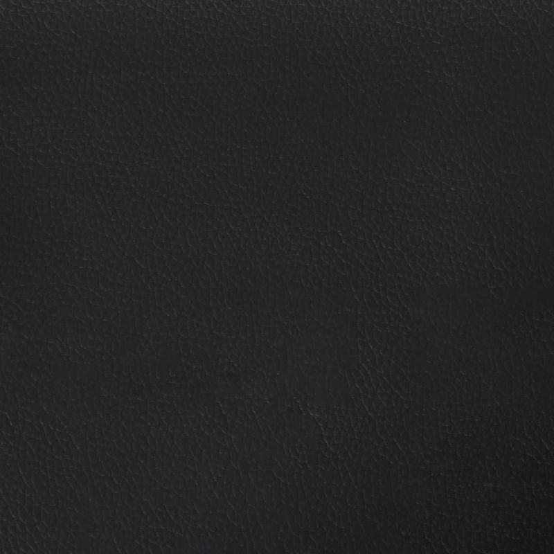 Kopfteil mit Ohren Schwarz 203x23x78/88 cm Kunstleder