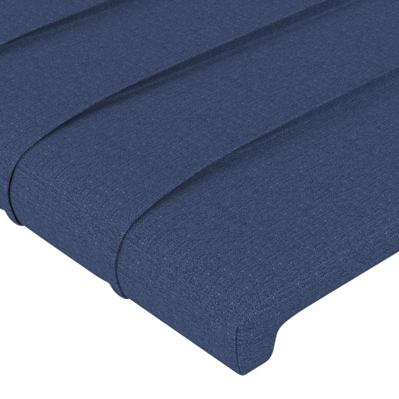 Kopfteil mit Ohren Blau 93x23x78/88 cm Stoff