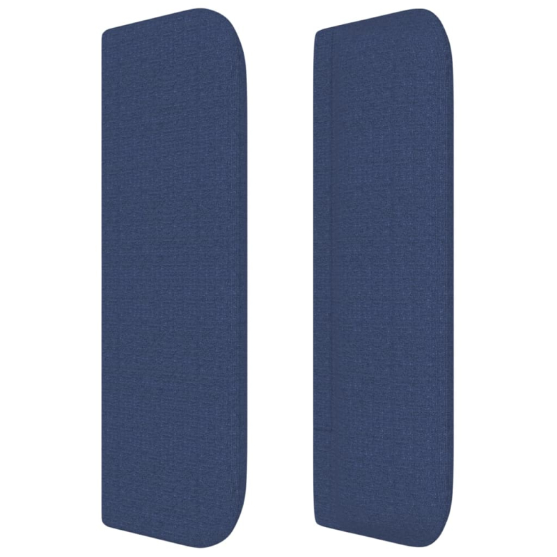 Kopfteil mit Ohren Blau 83x16x78/88 cm Stoff