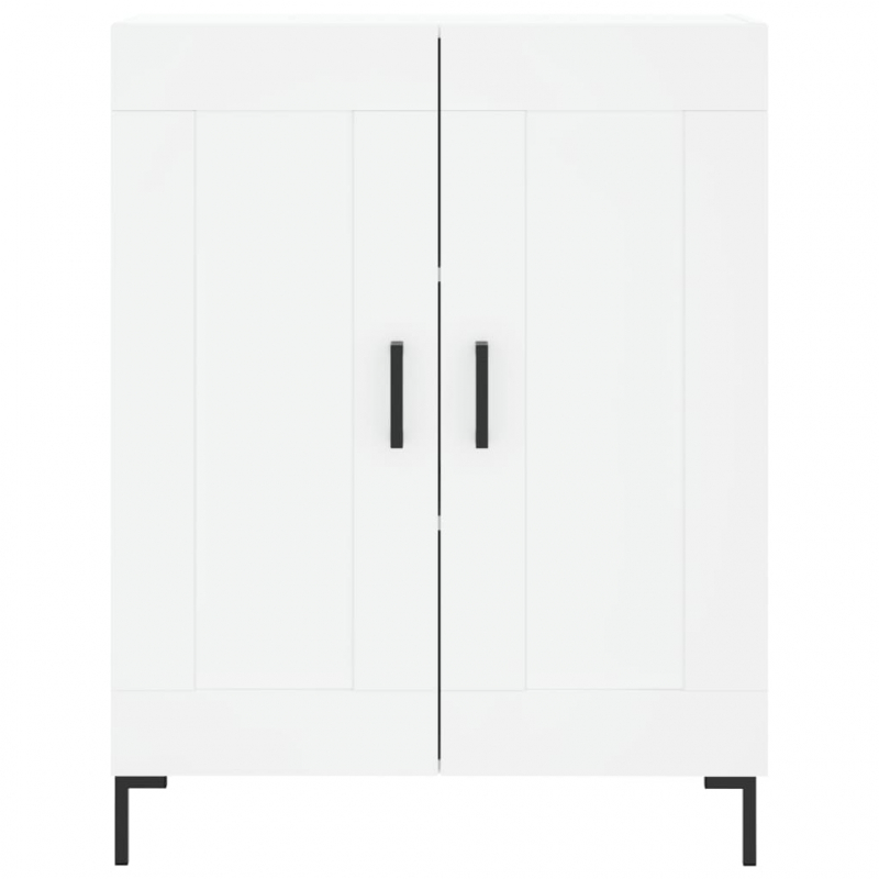 Highboard Weiß 69,5x34x180 cm Holzwerkstoff