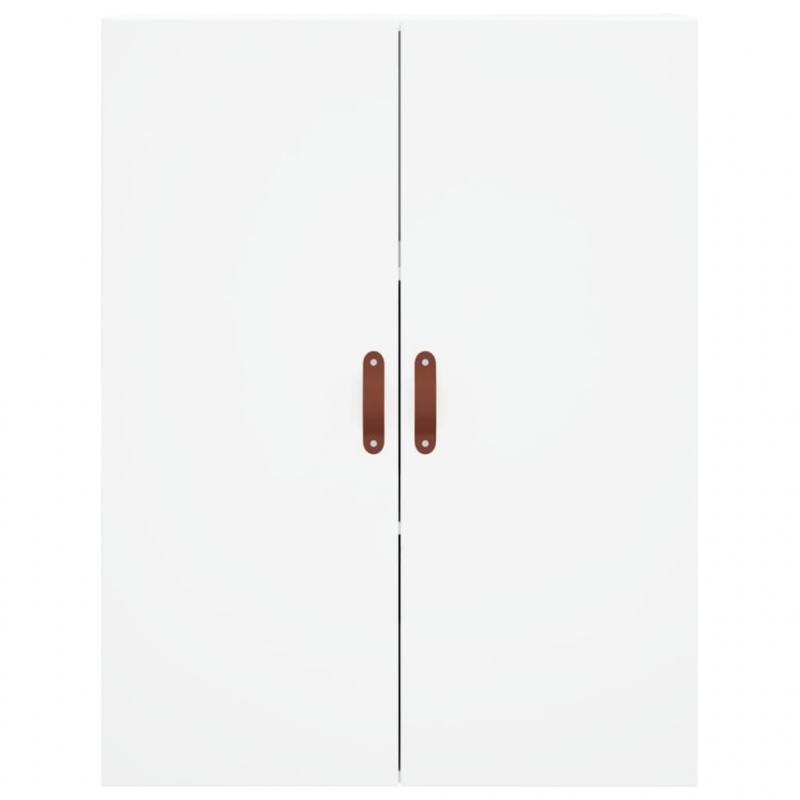 Highboard Weiß 69,5x34x180 cm Holzwerkstoff