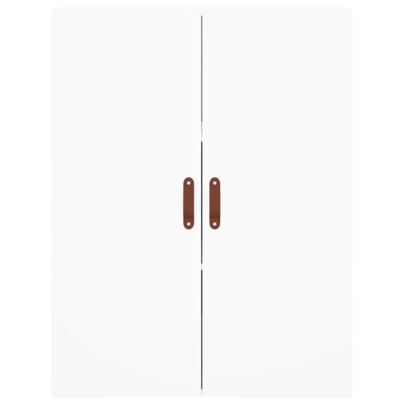 Highboard Weiß 69,5x34x180 cm Holzwerkstoff