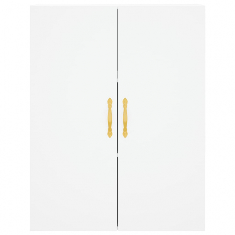 Highboard Weiß 69,5x34x180 cm Holzwerkstoff