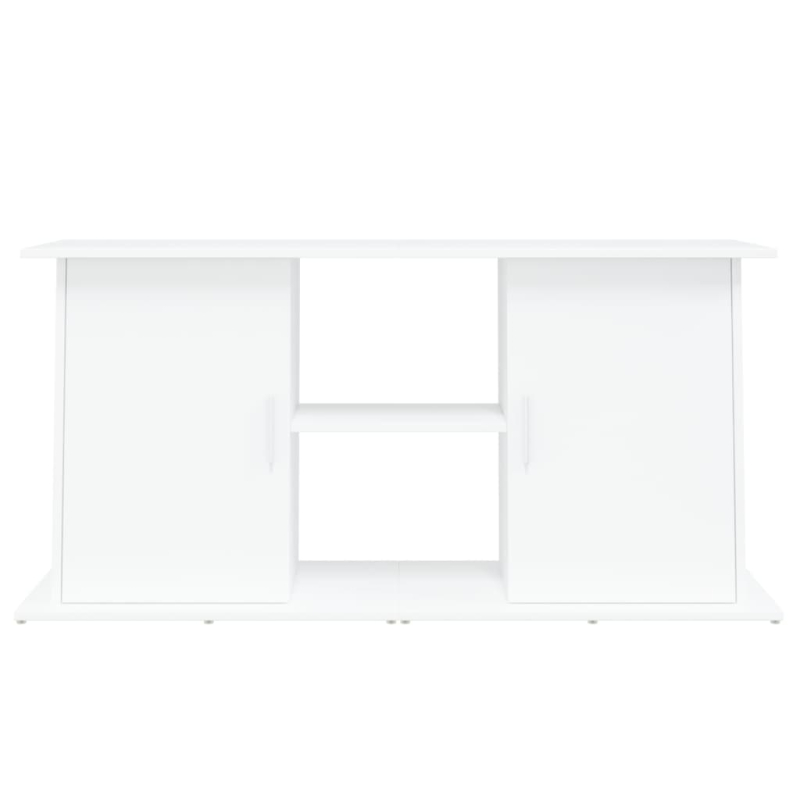 Aquariumständer Weiß 121x41x58 cm Holzwerkstoff