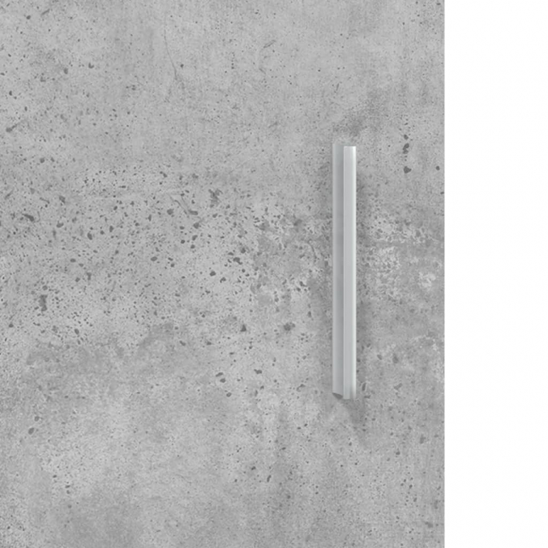 Aquariumständer Betongrau 121x41x58 cm Holzwerkstoff