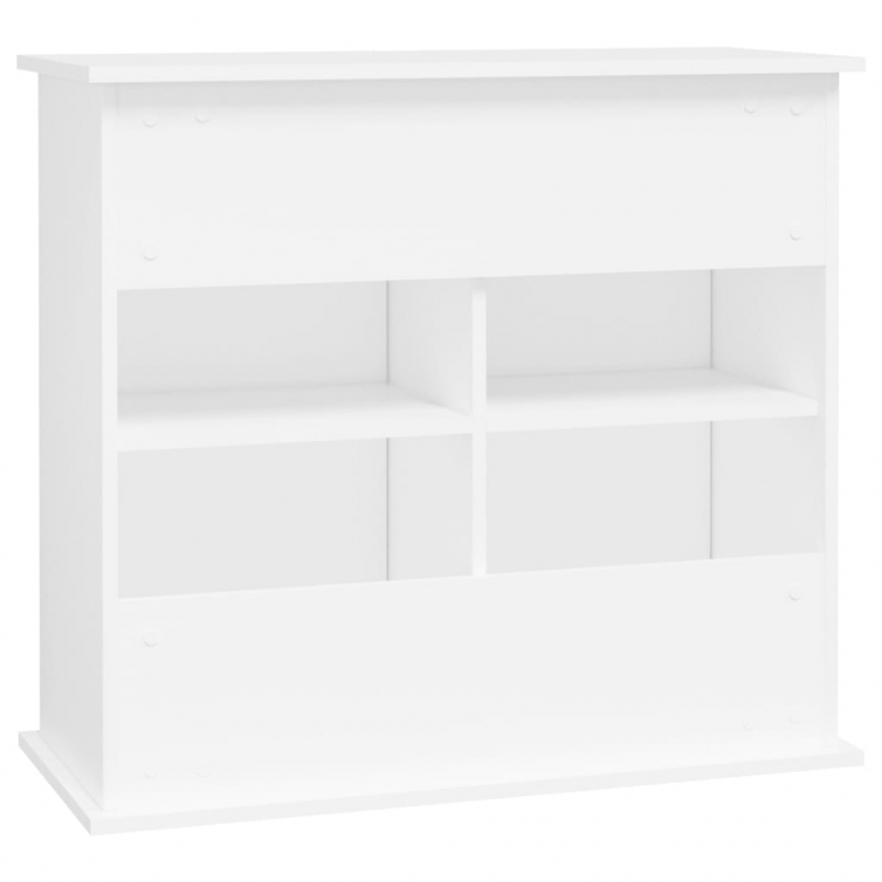 Aquariumständer Weiß 81x36x73 cm Holzwerkstoff