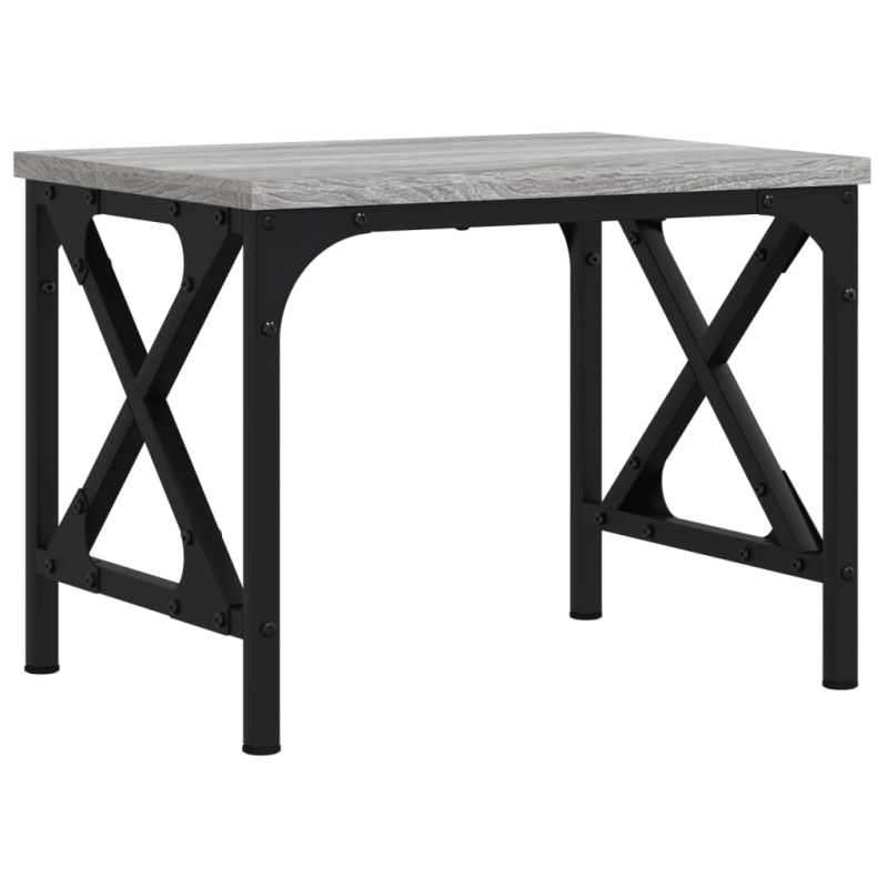 Druckerständer Grau Sonoma 40x30x31 cm Holzwerkstoff