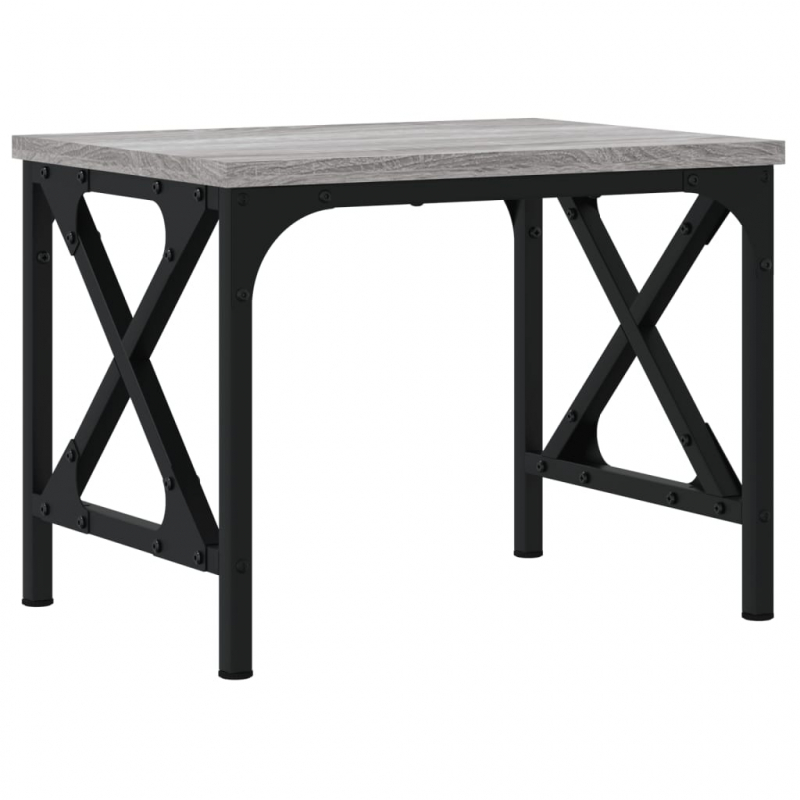 Druckerständer Grau Sonoma 40x30x31 cm Holzwerkstoff