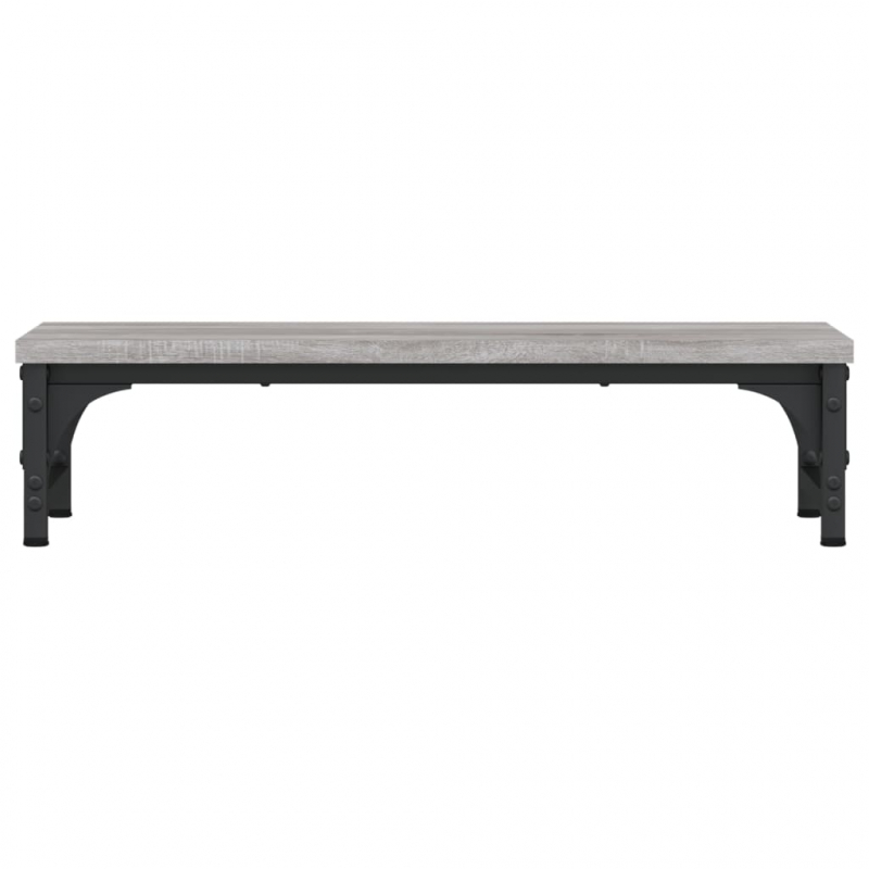 Monitorständer Grau Sonoma 55x23x14 cm Holzwerkstoff