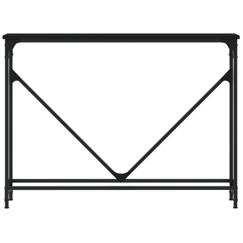 Konsolentisch Schwarz 102x22,5x75 cm Holzwerkstoff