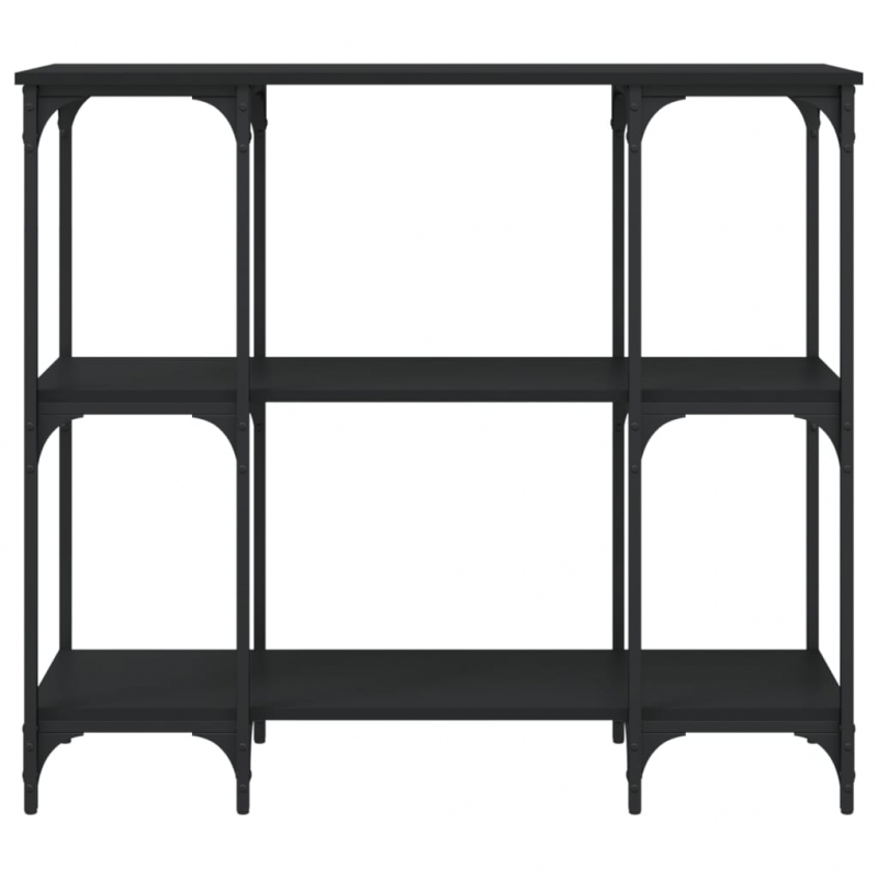 Konsolentisch Schwarz 102x35x90 cm Holzwerkstoff