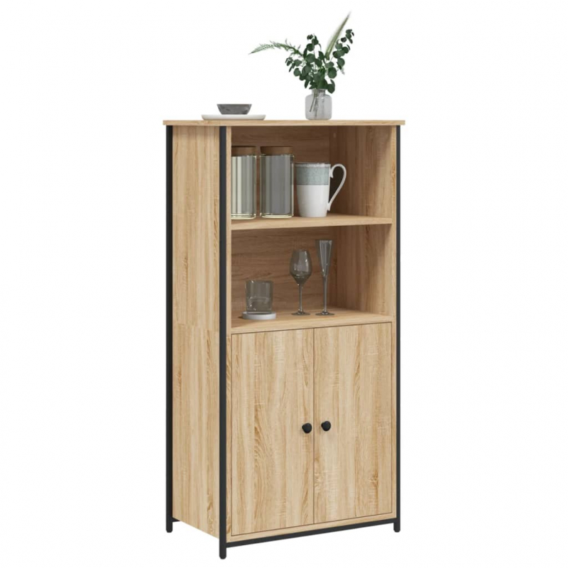 Highboard Sonoma-Eiche 62x36x121,5 cm Holzwerkstoff
