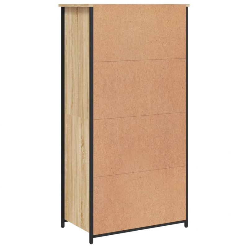Highboard Sonoma-Eiche 62x36x121,5 cm Holzwerkstoff