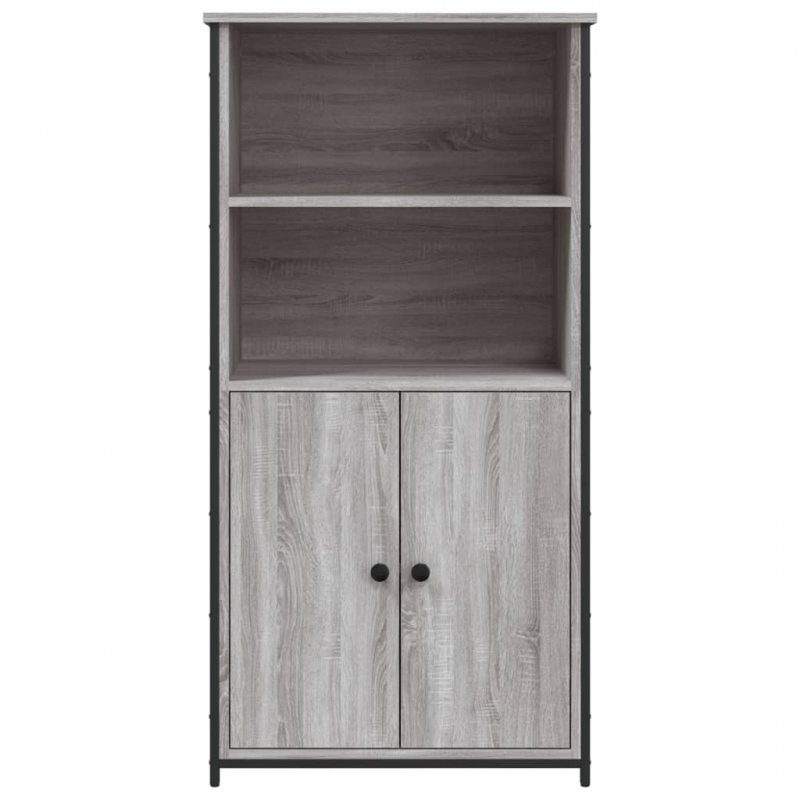 Highboard Grau Sonoma 62x36x121,5 cm Holzwerkstoff