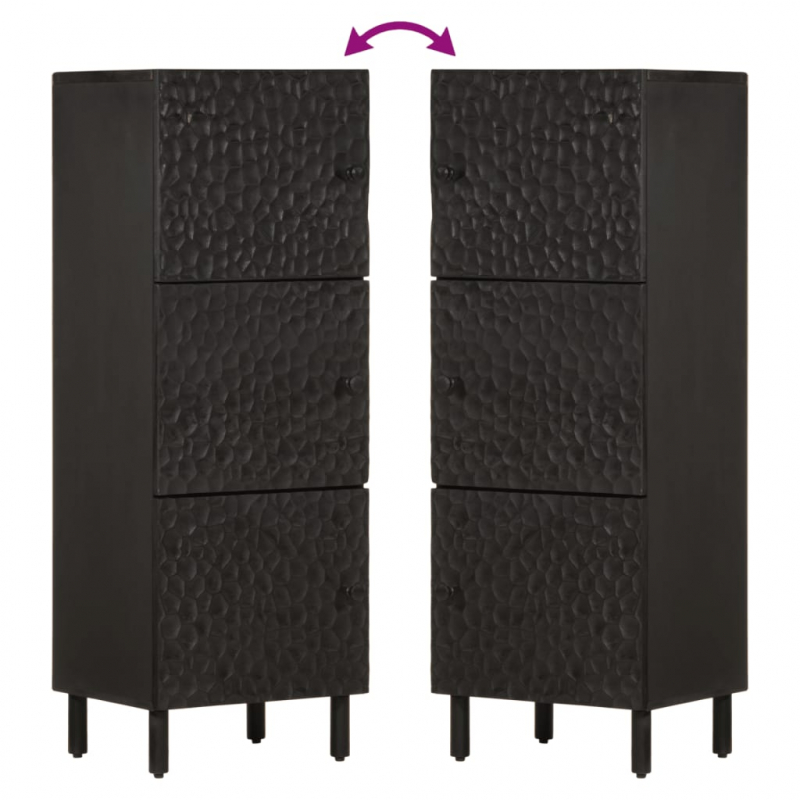 Highboard 40x33x110 cm Massivholz Mango