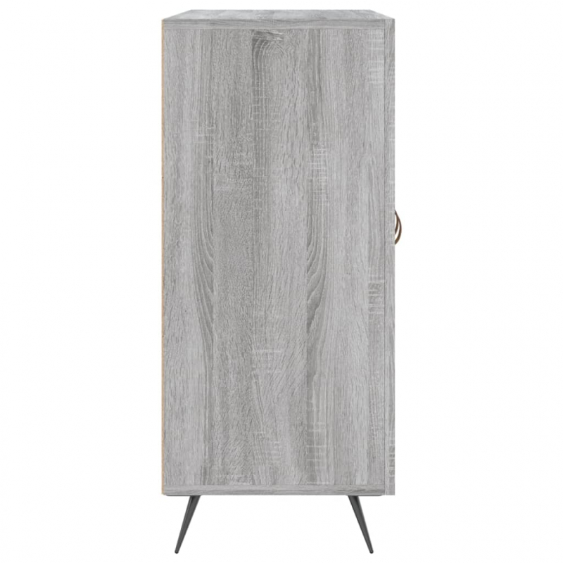 Sideboard Grau Sonoma 90x34x80 cm Holzwerkstoff