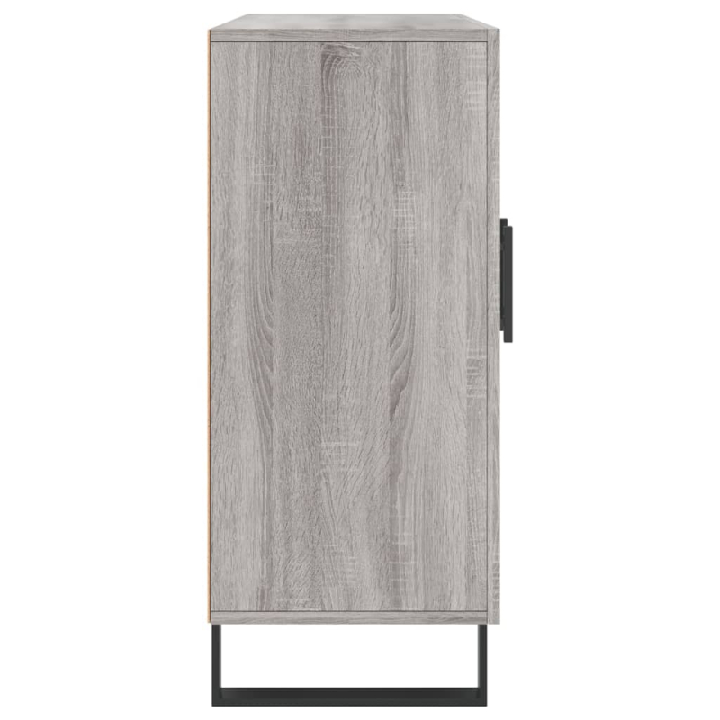 Sideboard Grau Sonoma 90x34x80 cm Holzwerkstoff