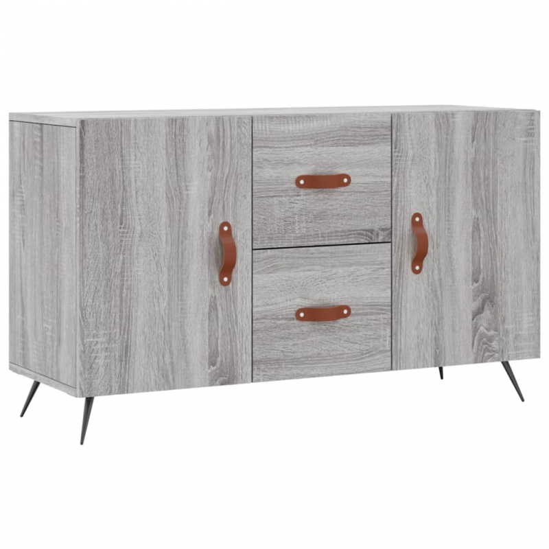 Sideboard Grau Sonoma 100x36x60 cm Holzwerkstoff