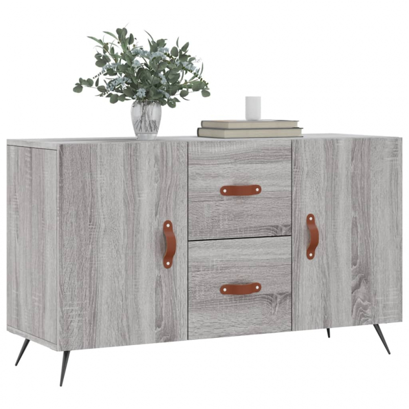 Sideboard Grau Sonoma 100x36x60 cm Holzwerkstoff