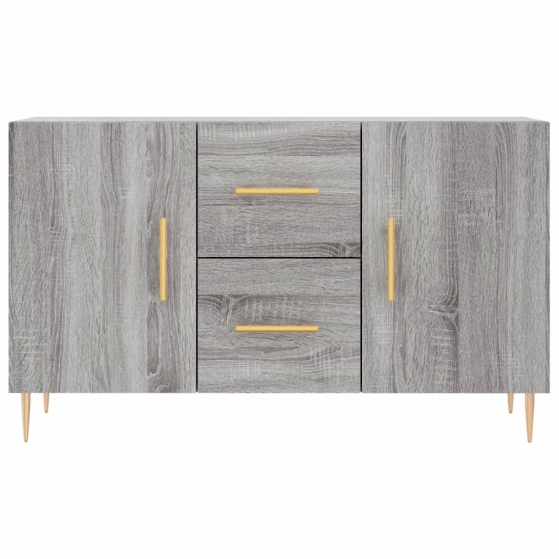 Sideboard Grau Sonoma 100x36x60 cm Holzwerkstoff