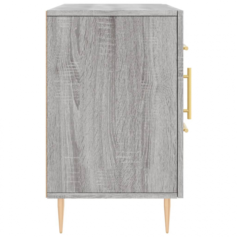 Sideboard Grau Sonoma 100x36x60 cm Holzwerkstoff
