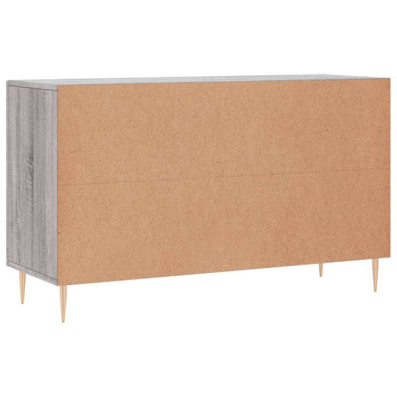 Sideboard Grau Sonoma 100x36x60 cm Holzwerkstoff