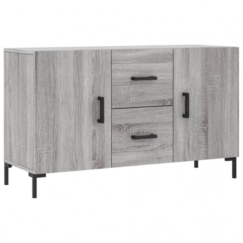 Sideboard Grau Sonoma 100x36x60 cm Holzwerkstoff