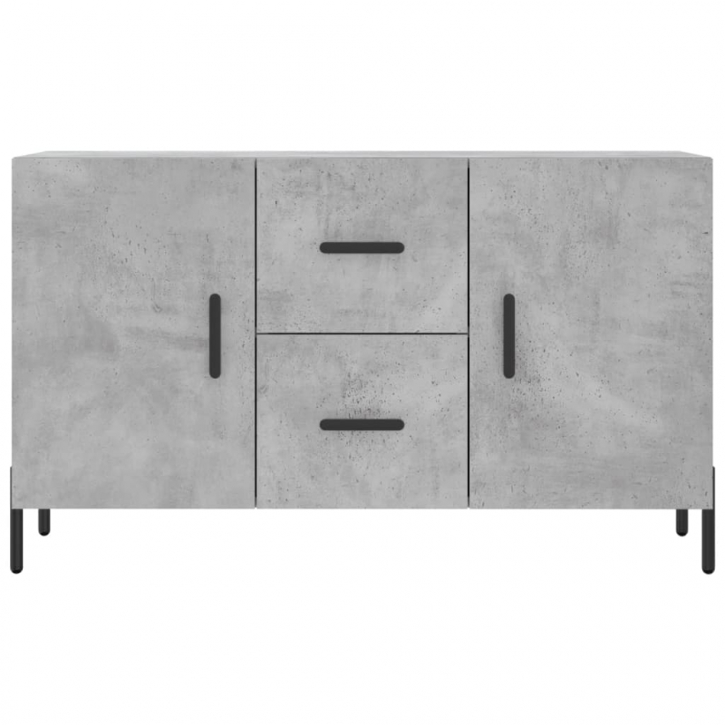 Sideboard Betongrau 100x36x60 cm Holzwerkstoff