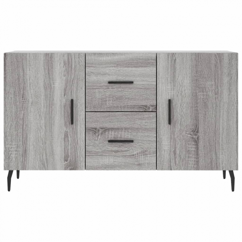 Sideboard Grau Sonoma 100x36x60 cm Holzwerkstoff