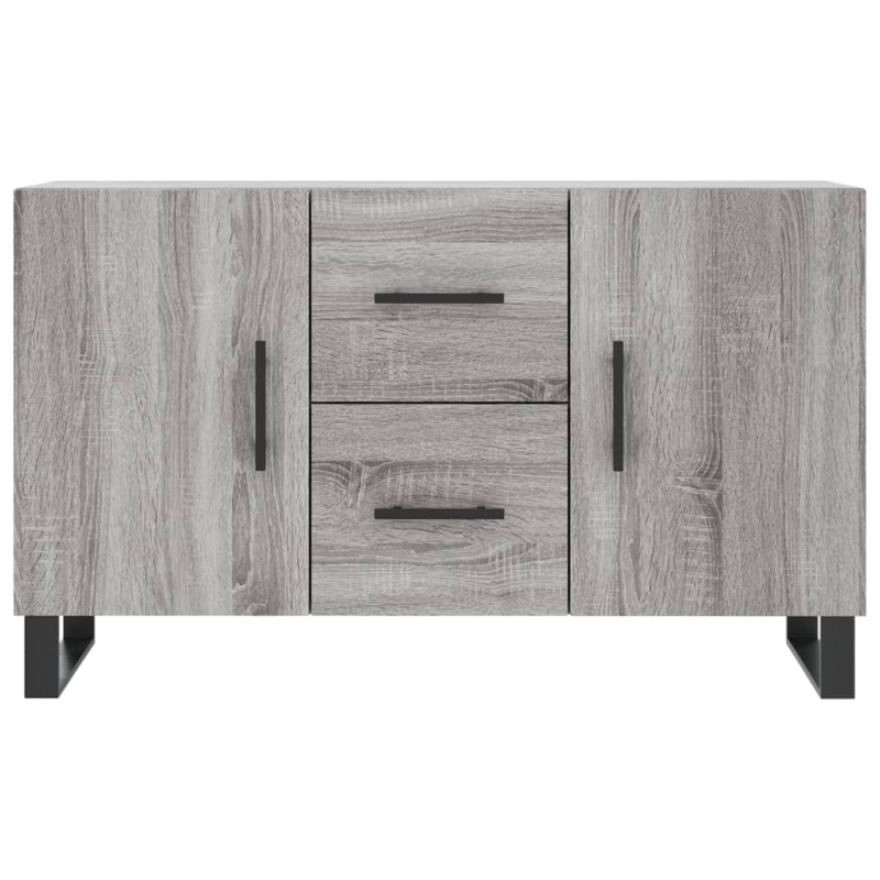 Sideboard Grau Sonoma 100x36x60 cm Holzwerkstoff