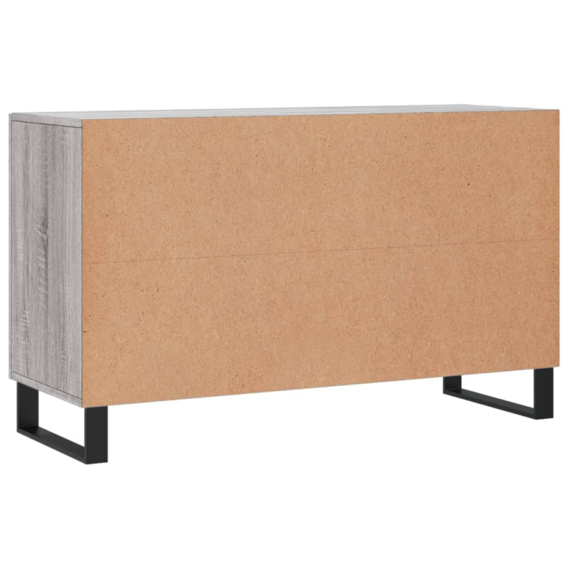 Sideboard Grau Sonoma 100x36x60 cm Holzwerkstoff