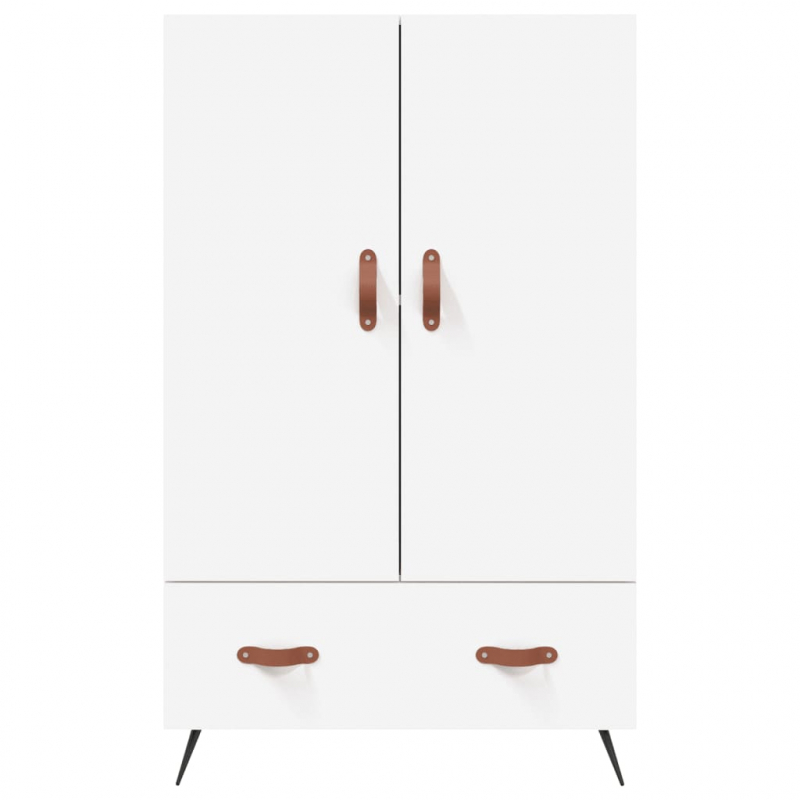 Highboard Weiß 69,5x31x115 cm Holzwerkstoff