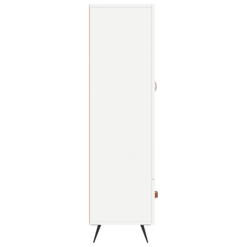 Highboard Weiß 69,5x31x115 cm Holzwerkstoff