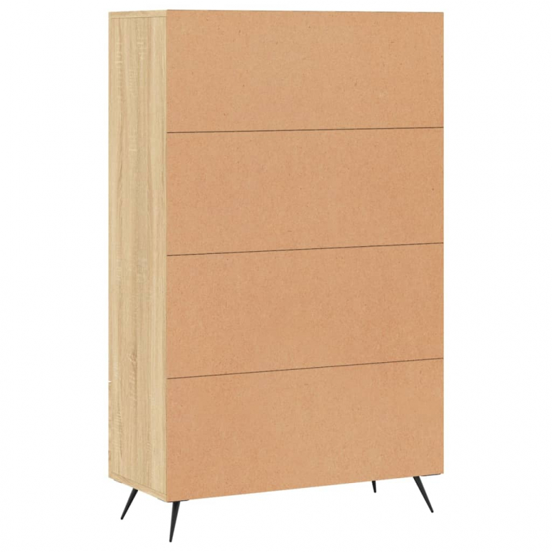 Highboard Sonoma-Eiche 69,5x31x115 cm Holzwerkstoff