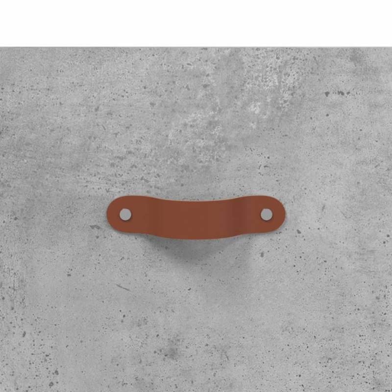 Highboard Betongrau 69,5x31x115 cm Holzwerkstoff