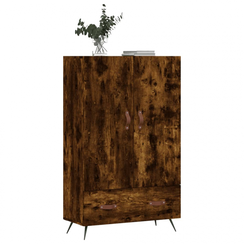 Highboard Räuchereiche 69,5x31x115 cm Holzwerkstoff