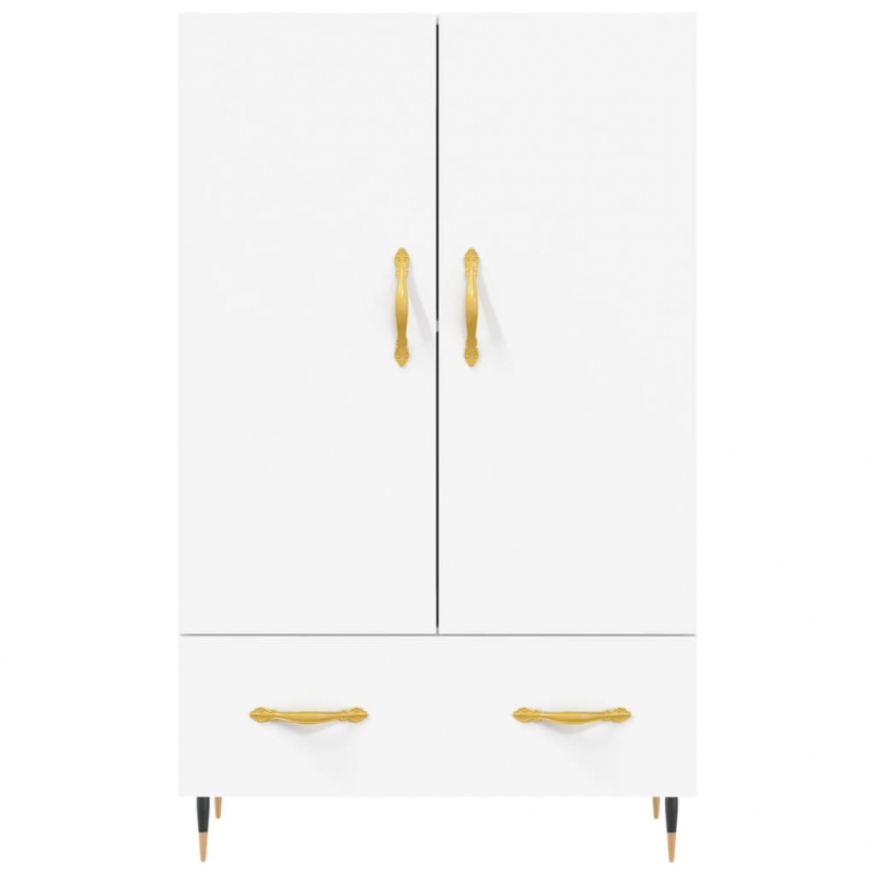 Highboard Weiß 69,5x31x115 cm Holzwerkstoff