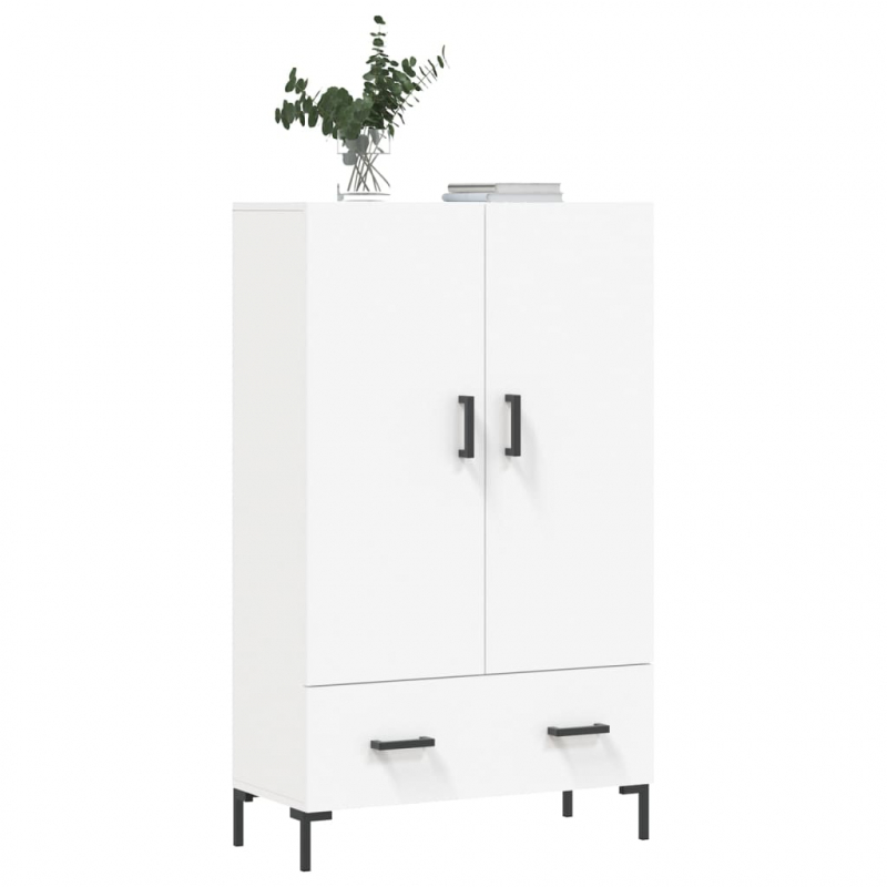 Highboard Weiß 69,5x31x115 cm Holzwerkstoff