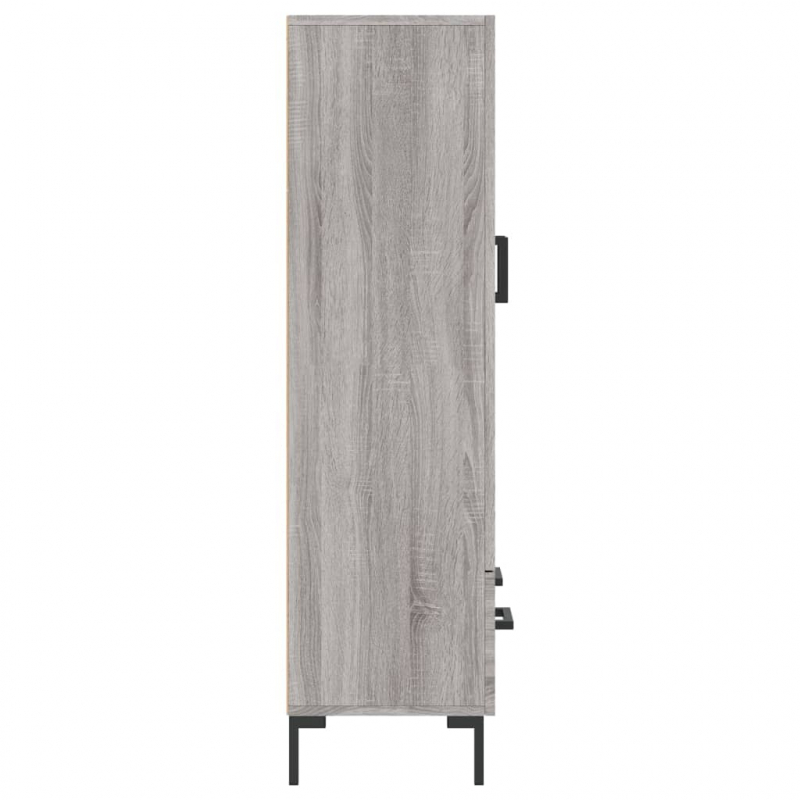 Highboard Grau Sonoma 69,5x31x115 cm Holzwerkstoff