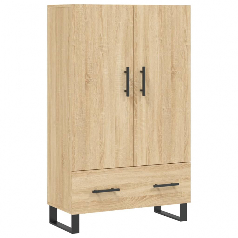 Highboard Sonoma-Eiche 69,5x31x115 cm Holzwerkstoff