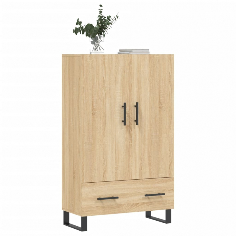 Highboard Sonoma-Eiche 69,5x31x115 cm Holzwerkstoff