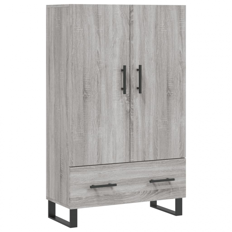 Highboard Grau Sonoma 69,5x31x115 cm Holzwerkstoff