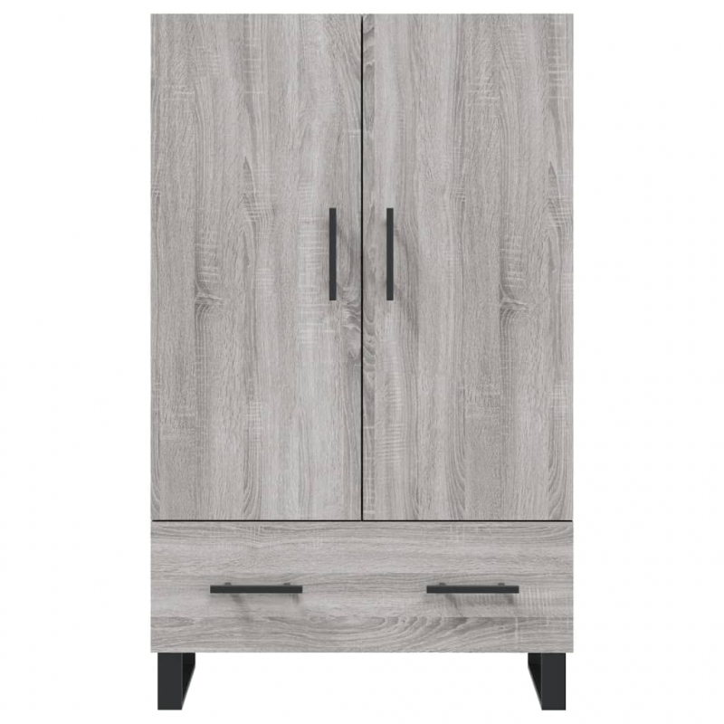 Highboard Grau Sonoma 69,5x31x115 cm Holzwerkstoff