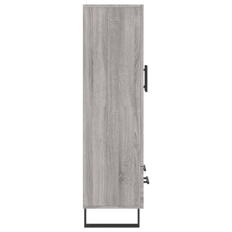 Highboard Grau Sonoma 69,5x31x115 cm Holzwerkstoff