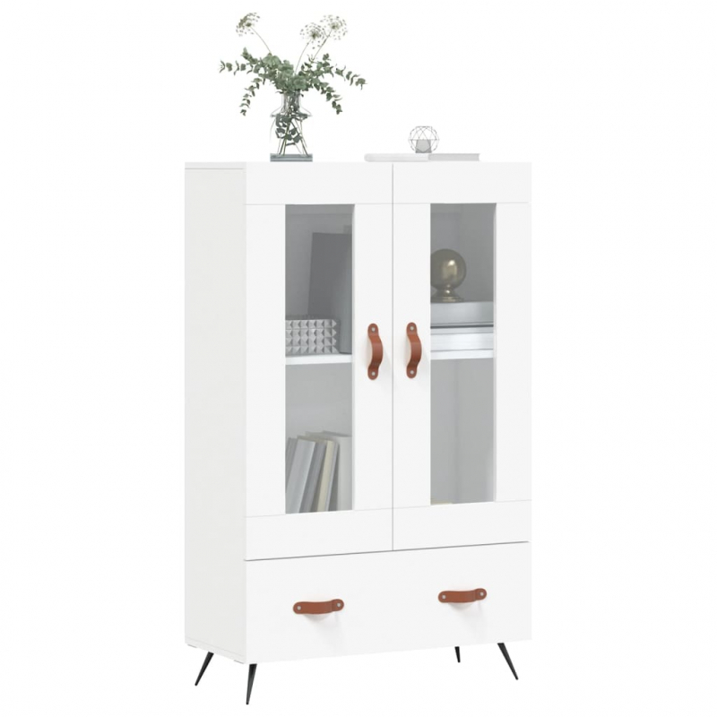 Highboard Weiß 69,5x31x115 cm Holzwerkstoff