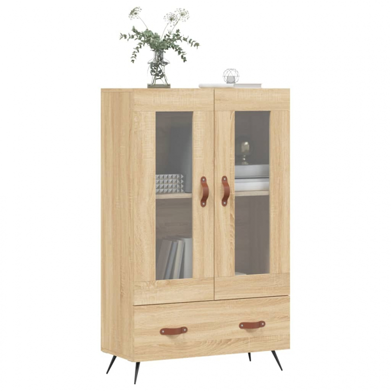 Highboard Sonoma-Eiche 69,5x31x115 cm Holzwerkstoff
