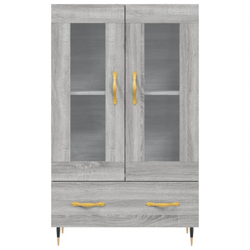 Highboard Grau Sonoma 69,5x31x115 cm Holzwerkstoff